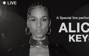 Alicia Keys Performs for Valentino's Online Show