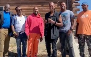 Kanye West Shows Big Smile as He Gets Visit From Dave Chappelle After Twitter Meltdown