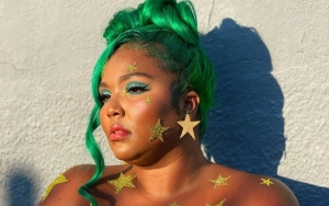 Lizzo Covered With Gold Stars in Topless Instagram Picture