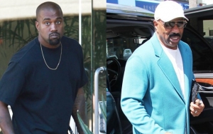 Kanye West Trolled After Hanging Out With Steve Harvey at Chick-Fil-A