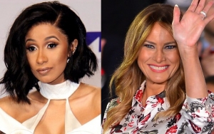 Cardi B Posts Melania Trump's Nude While Clapping Back at Hater