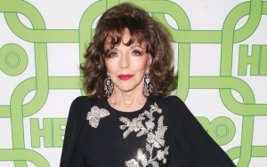 Joan Collins, 87, Begrudgingly Wears Face Mask After She's Chastised by French Official