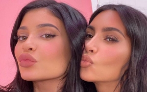 Kylie Jenner and Kim Kardashian Going Back and Forth Over Throwback Photo