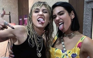 Miley Cyrus Gets Bloody During Filming of Secret Project With Dua Lipa