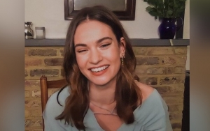 Lily James Makes TV Appearance as She and Dominic West Are Investigated for Violating Covid-19 Rules