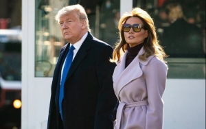 Melania Trump Sparks Body Double Theory After Being Seen Smiling With Donald Trump