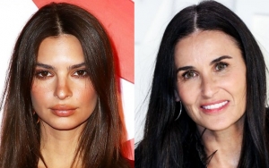 Pregnant Emily Ratajkowski Channels Demi Moore From Iconic Maternity Photoshoot on Halloween