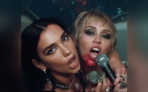 Miley Cyrus Sends Foul-Mouthed Message to Her Exes in Steamy Music Video With Dua Lipa