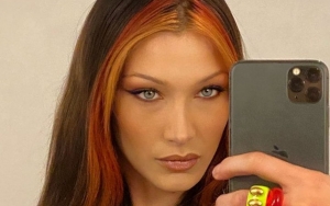Bella Hadid Jumps on the Trend With Fiery Hair Makeover