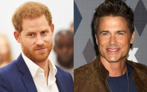 Prince Harry Sports a Ponytail, Says Neighbor Rob Lowe