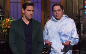 'SNL': John Krasinski Kisses Pete Davidson While Reminiscing 'The Office' Character