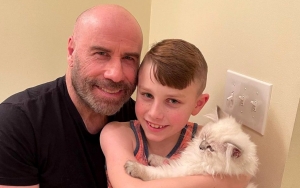 John Travolta Introduces Son's New Cat