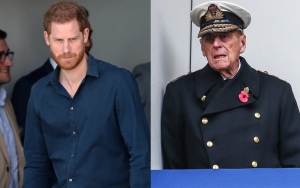 Prince Harry Arrives in the U.K. Ahead of Grandfather Prince Philip's Funeral