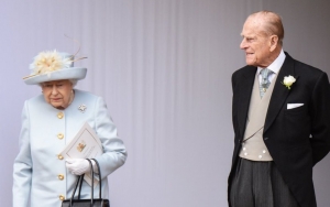Queen Elizabeth Seen Taking Her Dogs for a Walk Ahead of Prince Philip's Funeral