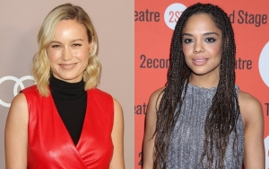 Brie Larson Teaching Tessa Thompson How to Play Fortnite