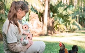 Terri Irwin Introduces Granddaughter to Chickens During 'Most Wonderful Moment'
