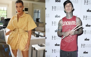 Scantily-Clad Kourtney Kardashian Passionately Kisses Travis Barker in the Desert