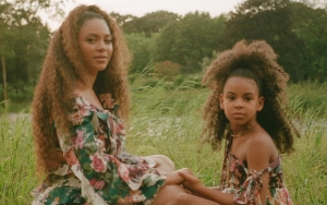 Beyonce's Daughter Blue Ivy Grown Much Taller in Rare Family Pic With Twin Siblings