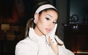 Ariana Grande's Wax Figure Rocks Black Lace Two-Piece Set at Madame Tussauds Hollywood