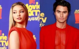 MTV Movie and TV Awards 2021: Madelyn Cline and Chase Stokes Twinning in Red on Red Carpet