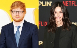 Ed Sheeran Boasts He's Better Than Ross After Recreating 'Friends' Routine Dance With Courteney Cox