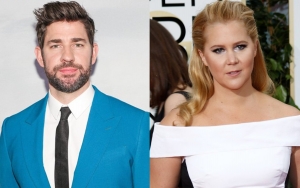 John Krasinski Has Epic Reaction to Amy Schumer's Fake Marriage Accusations