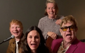 Ed Sheeran and Courteney Cox Enlist Elton John to Serenade Lisa Kudrow With 'Tiny Dancer'