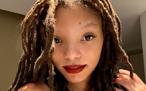 Halle Bailey Pictured as Ariel With a Tail for the 1st Time on 'The Little Mermaid' Set