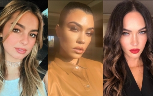 Addison Rae Rocks Fishnet Crop Top While Attending Concert With Kourtney Kardashian and Megan Fox