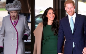 Queen Elizabeth Has Picture of Prince Harry and Meghan Markle Displayed at Buckingham Palace