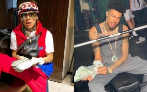 6ix9ine Brags About Having '23 Million Followers' After Blueface's Instagram Gets Deleted