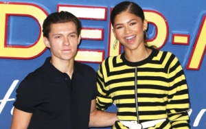 Zendaya Jokingly Calls Out Fan Who Focuses on Tom Holland Instead of Her in Pool Photo