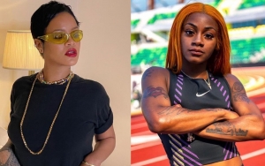 Rihanna Supports Sha'Carri Richardson, Mocks Olympics' Cardboard Beds