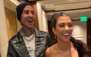 Kourtney Kardashian Flaunts Her Half-Naked Body While Quarantining With Travis Barker