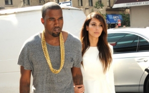 Kim Kardashian Rocks Black Bondage-Style Outfit While Attending Kanye West's 'Donda' Listening Party