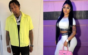 Moneybagg Yo's GF Ari Fletcher Unbothered With Fan Burying Her Face in His Crotch at Concert