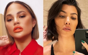 Chrissy Teigen Debuts New Bob Haircut Inspired by Kourtney Kardashian