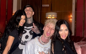 Kourtney Kardashian and Megan Fox Make Out With Beaus Travis Barker and MGK in Bathroom After VMAs