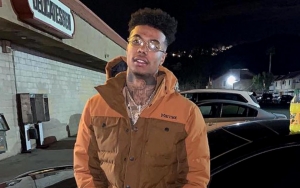 New Video Captures Blueface Kicking Club Bouncer Multiple Times After Denied Entry
