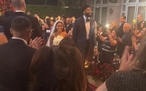 Anthony Davis Serenades Longtime Partner Marlen P at Their Wedding