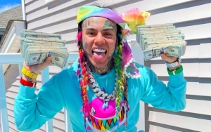 Video: 6ix9ine Throws Drink at Hater After Being Taunted at UFC Fight