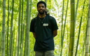 Anti-Vaxxers Protest in Support of Kyrie Irving at New York's Barclays Center