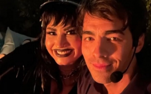 Demi Lovato and Ex Joe Jonas Flash Big Smiles During Reunion at Halloween Party