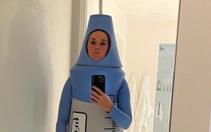 Katy Perry Puts on Sad Face as She Dresses Up as Covid-19 Vaccine for Halloween