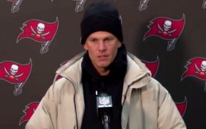 Visibly Upset Tom Brady Gives Shortest Press Conference After Buccaneers' Loss