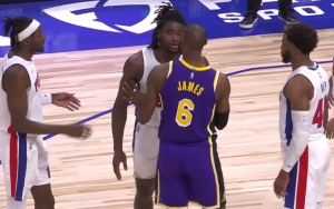LeBron James and Isaiah Stewart Ejected From NBA Game After Bloody Foul