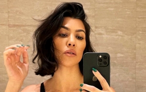 Kourtney Kardashian Takes Troll's Plastic Surgery Accusations as 'Compliment'
