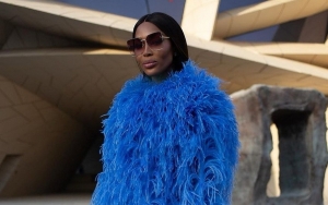 Naomi Campbell Holding Baby Daughter in New Christmas Photo