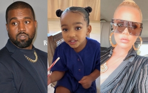 Kanye West Isn't Having It That Daughter Chicago Wears Makeup in Photos With Khloe Kardashian
