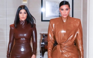 Kourtney Kardashian Accused of Covering Up Kim's Controversial Work Advice With Beach Makeout Sesh